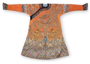 Formale Hofrobe, Qing-Dynastie, Jifu China, Mitte des 19. Jahrhunderts