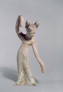 Grabstatue einer Tänzerin, Tang-Dynastie (618-907)