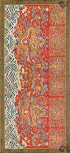 Wandbehang (mit Drachenmotiv), 1736-95