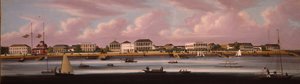 Die Shanghai-Regatta mit Blick auf den Bund, ca. 1850 von Chinese School