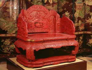 Thron des Kaisers Chien Lung (1711-99)