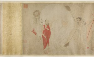 Waschen des weißen Elefanten, Ming-Dynastie von Chinese School