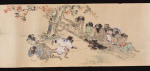Ainu bei der Bärenjagd, 1800-1829