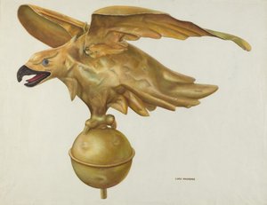 Adler-Wetterfahne