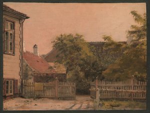Eine Ecke im Haus des Vaters des Künstlers