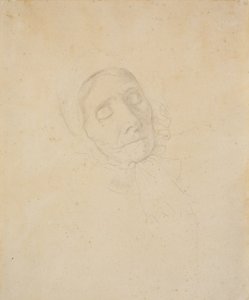 Alte Frau. Studienkopf
