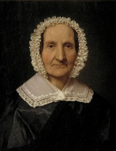 Juliane Dorothea Købke, geb. Ratz, die Schwiegermutter des Künstlers von Christen Købke