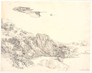 Felsenstudie von Capri