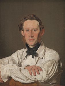 Porträt des Tiermalers Christian Holm von Christen Købke