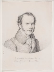 Porträt von Niels Schyth von Christen Købke
