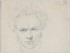 Porträt des Bildhauers Hermann Ernst Freund von Christen Købke