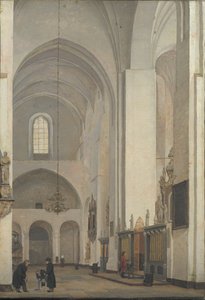 Das Querschiff des Århus Doms von Christen Købke