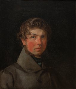 Selbstporträt, ca. 1833 von Christen Schjellerup Kobke