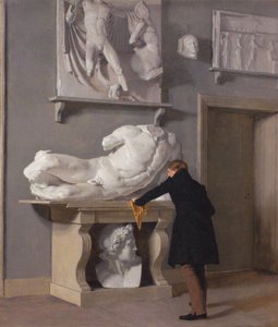 Die Ansicht der Gipsabgusssammlung im Charlottenborg-Palast