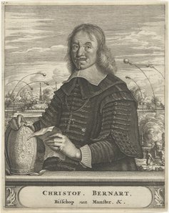 Porträt von Christoph Bernhard von Galen, Bischof von Münster von Christiaan Hagen
