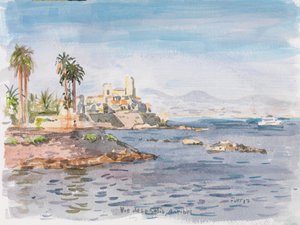 Antibes, 2017 (Aquarell)