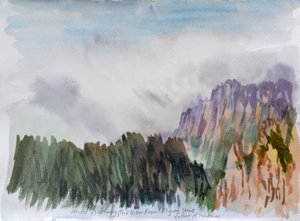 Nebel am Löwengipfel, 2015