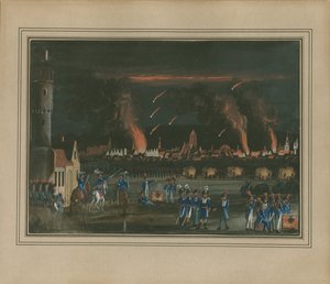 Bombardierung von Frankfurt am Main durch die französische Armee