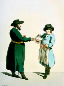 Kwas-Verkäufer, 1799 von Christian Gottfried Heinrich Geissler