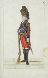 Offizier des Kavallerieregiments der Leibgarde, 1793