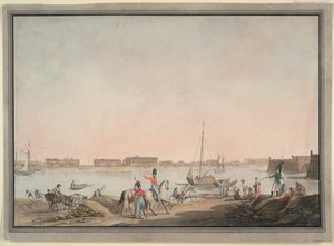 Ansicht von St. Petersburg von der Newa, 1808