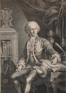 Porträt von Prinz Alexander Michailowitsch Belosselsky-Belozersky 1752-1809, letztes Viertel des 18. Jahrhunderts von Christian Gottlieb Schultze
