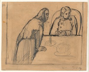 Der Soldat besucht seine alte Mutter von Christian Kongstad Petersen
