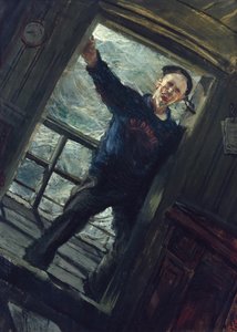 Im Steueröffnen von Christian Krohg