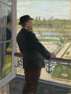 Porträt des schwedischen Malers Karl Fredrik Nordström (1855-1923) 1882 von Christian Krohg