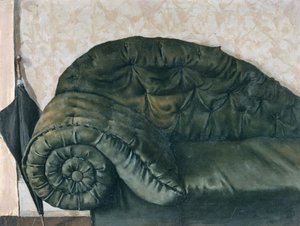 Sofa und Regenschirm