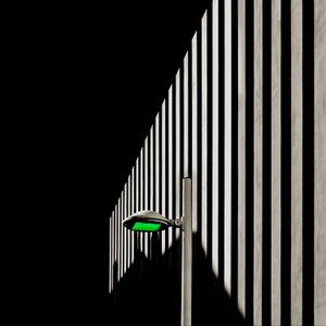 Grafisches grünes Licht von Christian MARCEL