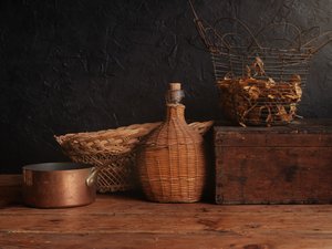 Rustikale Küchen-Stillleben