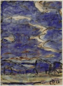 Landschaft mit Wolken