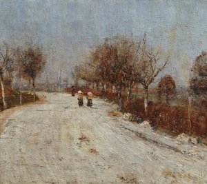 Die Straße nach Gelmeroda, 1893