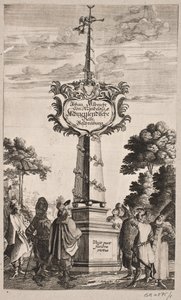 Titelblatt zu Johann Albrecht Mandelslo, „Morgenländische Reisebeschreibung […], Schleswig 1668