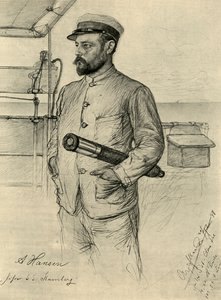 A. Hansen, erster Offizier auf der 