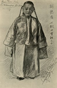 Lan-Tak-Yau - Chinesischer Junge, Hongkong, 1898