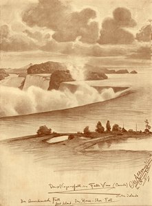Niagarafälle von Falls View, Kanada, 1898