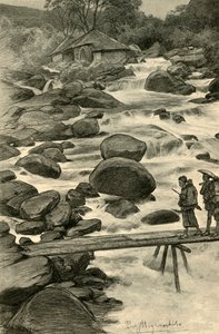 Wasserfälle bei Miyanoshita, Japan, 1898
