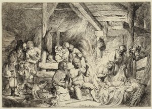 Anbetung der Hirten von Christian Wilhelm Ernst Dietrich