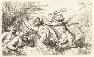 Kämpfende Tritonen von Christian Wilhelm Ernst Dietrich