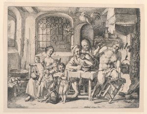 Satyr im Haus des Bauern
