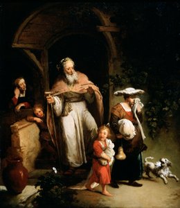 Die Vertreibung der Hagar von Christian Wilhelm Ernst Dietrich