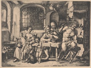 Der Satyr im Haus der Bauern