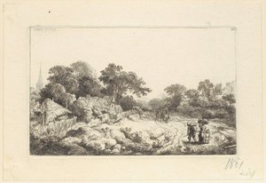 Weg hinter dem Dorf von Christian Wilhelm Ernst Dietrich