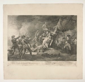 Der Tod von General Montgomery in Quebec