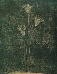 Grüne Blumen von Christina Misuro