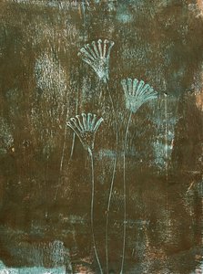 Türkisfarbene Blume