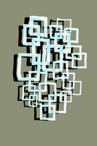 Abstrakte schwebende Quadrate von Christina Sillen