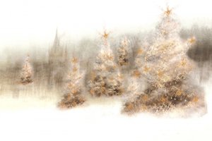 Magische Winterbäume